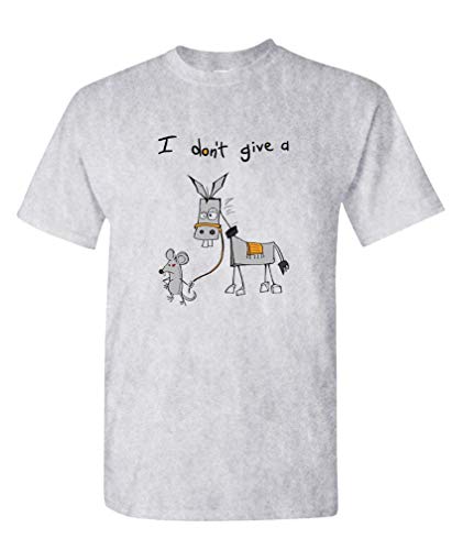 I Don't Give a Rat's Ass - Unisex Cotton Tee Shirt T-Shirt (XL, Sport)